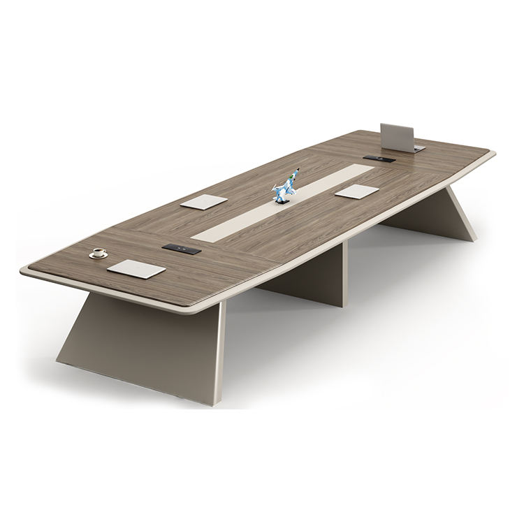 Office Furniture High End - Meja Konferensi Eksekutif Modern Mewah, Terbuat