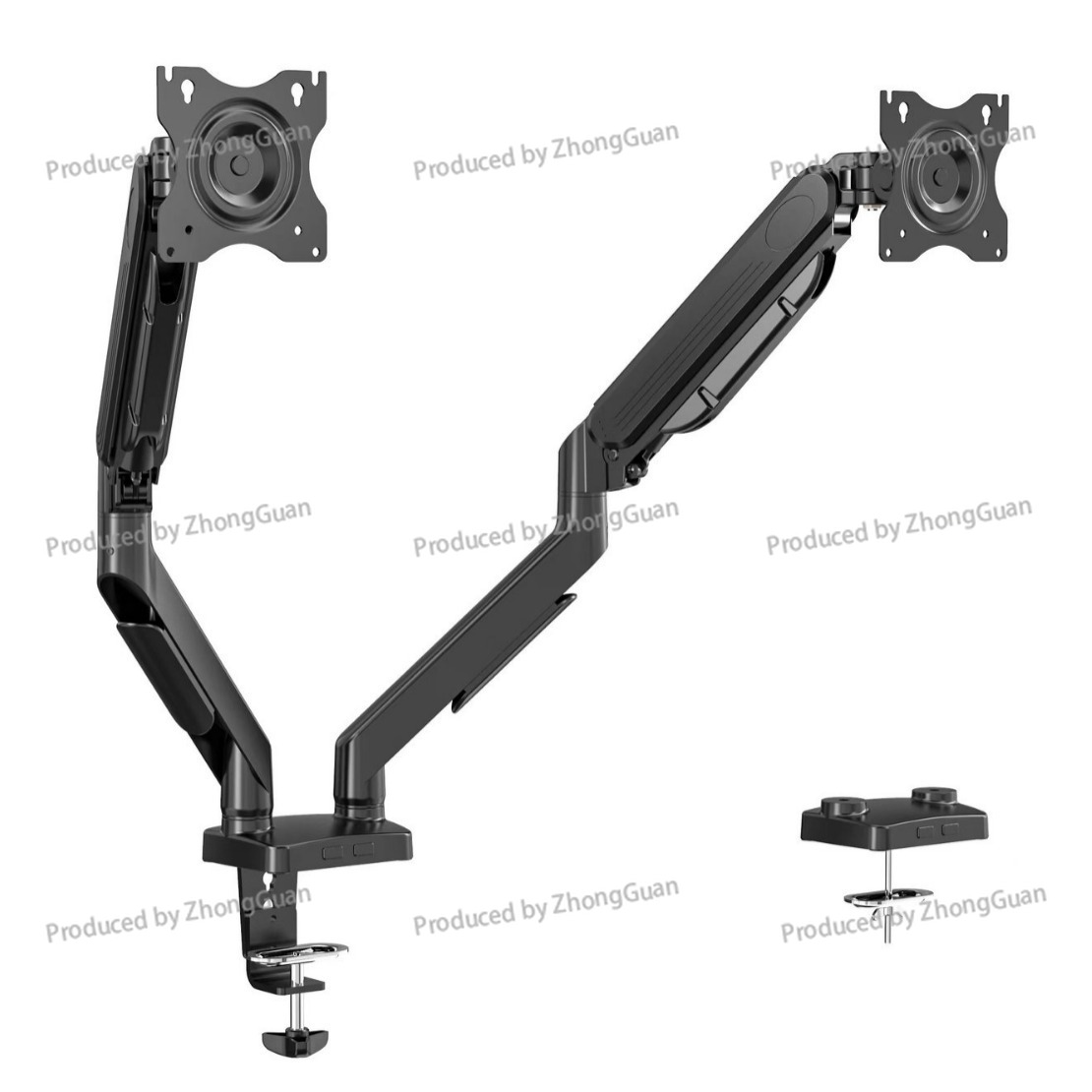 Adjustable Monitor Mount - Penyangga Monitor Lengan Ganda dengan Pegas