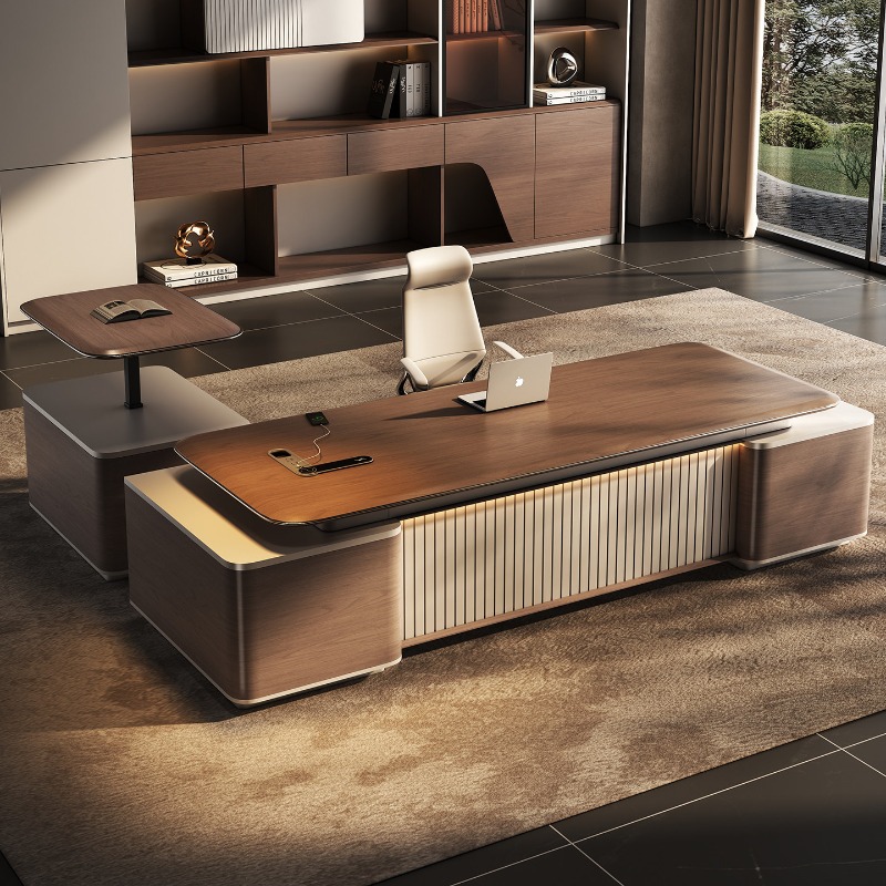 Office Furniture High End - Meja kantor bos Timur Tengah, kelas