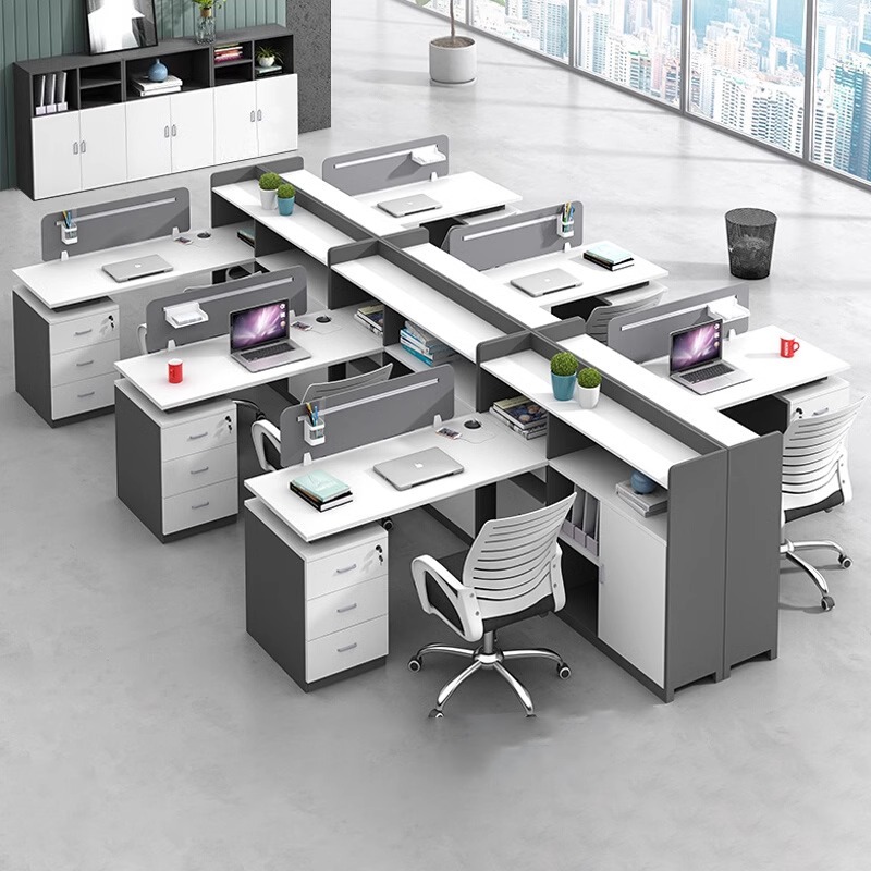 Office Furniture Company - Set Meja dan Kursi Staf Keuangan