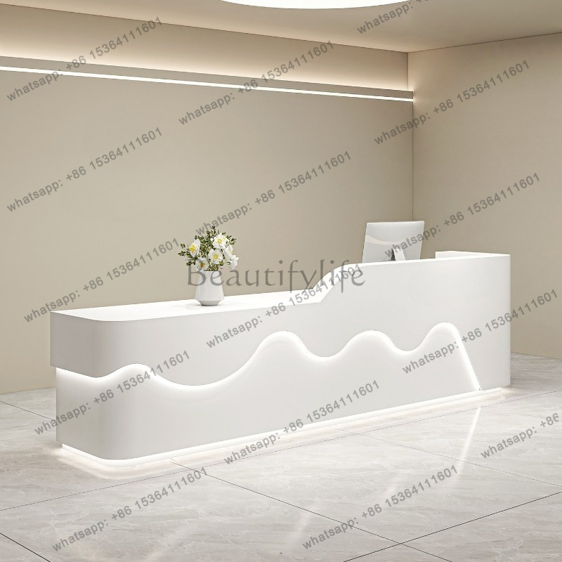 Meja Resepsionis Minimalis Est - Office Furniture Company ulasan dan harga
