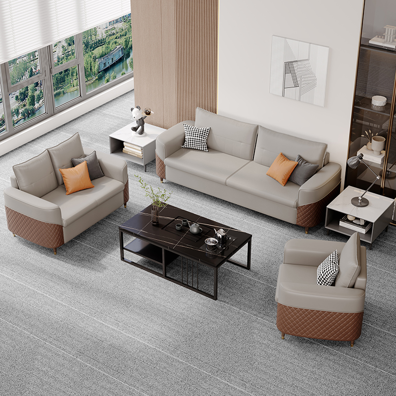 Sofa Kantor Mewah Modern - Fur - Office Furniture High End ulasan dan harga
