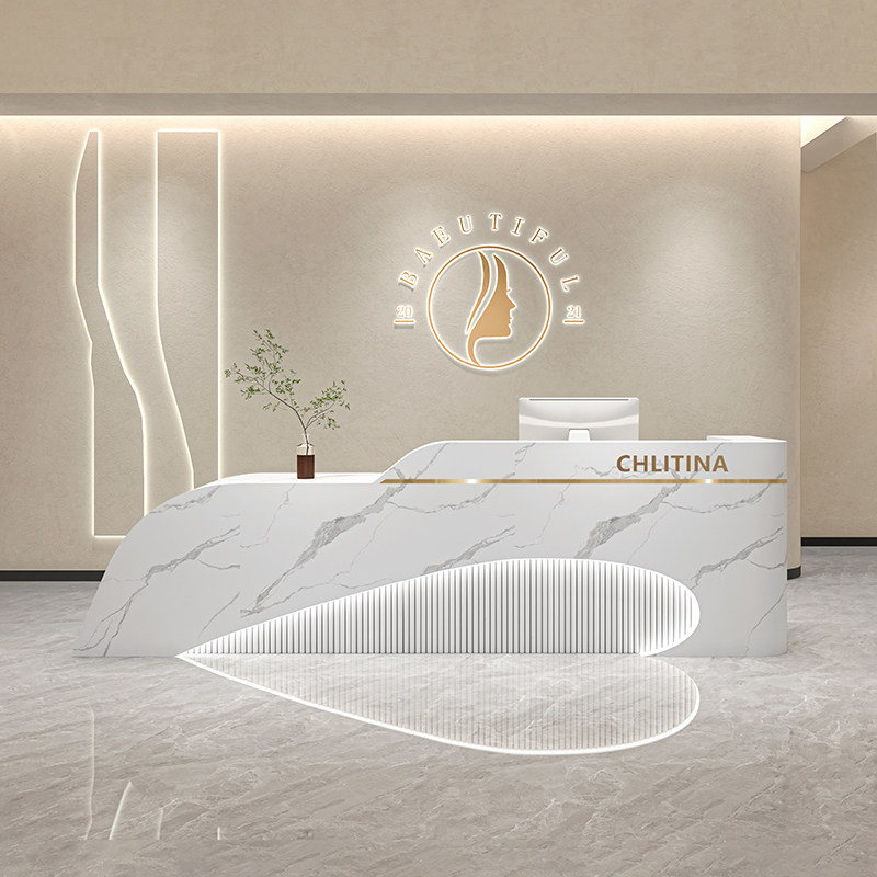 Meja Resepsionis Salon Kecanti - Office Furniture High End ulasan dan harga