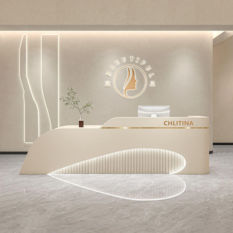 Meja Resepsionis Salon Kecanti - Office Furniture High End ulasan dan harga
