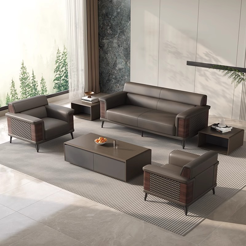 Sofa Kantor Kulit PU Berkualit - Office Furniture Company ulasan dan harga