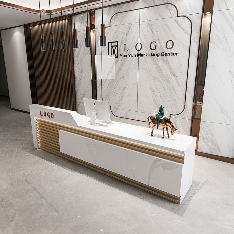 Meja Resepsionis Perusahaan Mo - Office Furniture High End ulasan dan harga
