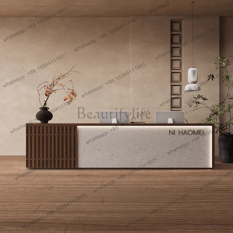 meja resepsionis toko, meja la - Office Furniture Logo ulasan dan harga