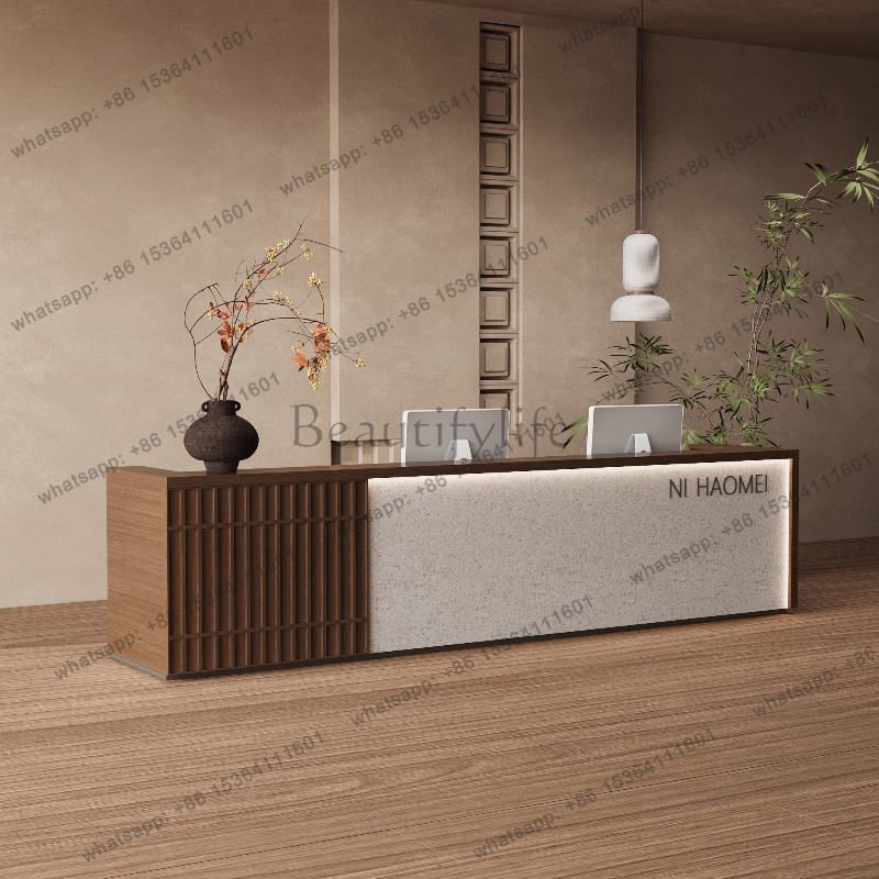 meja resepsionis toko, meja la - Office Furniture Logo ulasan dan harga