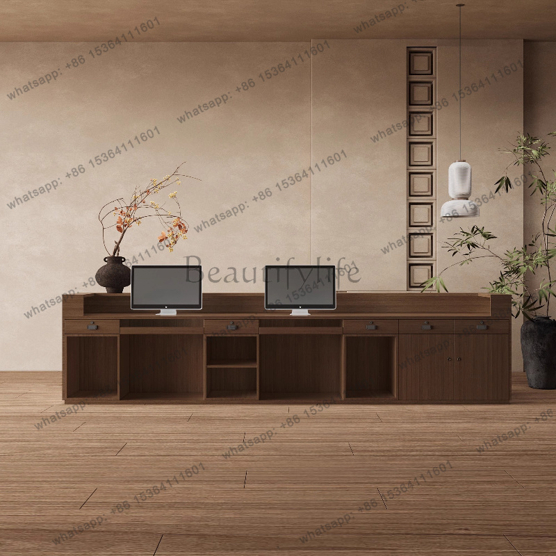 meja resepsionis toko, meja la - Office Furniture Logo ulasan dan harga